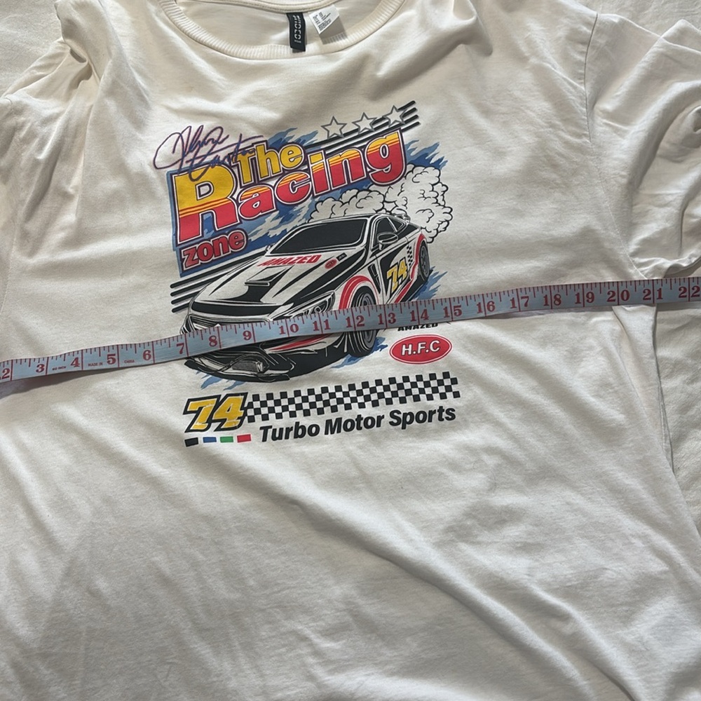 Oversized Graphic Racing Tee - Picture 5 of 5